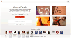 Desktop Screenshot of chubbyparade.com